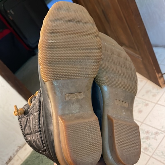 Sperry Black Rain Boots - Picture 4 of 4